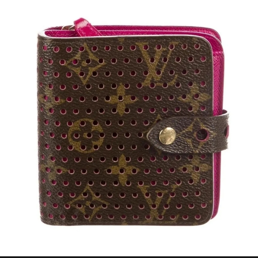 SOLD RARE Louis Vuitton Monogram Perforated Wallet